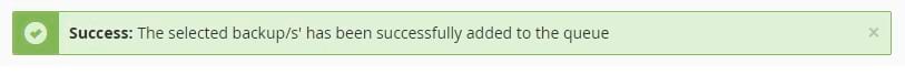 JetBackup Success